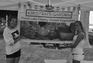 Fresh farmers market in downtown LZ