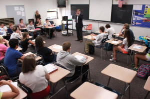 State Senator Dan Duffy visits LZHS
