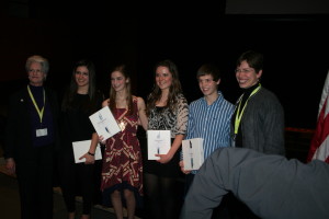 Lieutenant Governor awards students for Domestic Violence Awareness Contest
