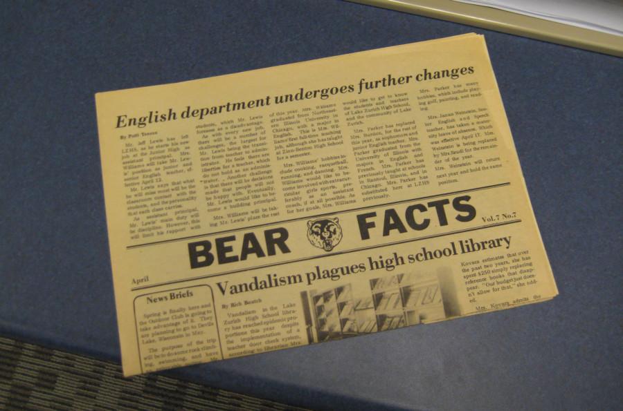 Bear Facts Flashback: Bare Voices! new to LZHS