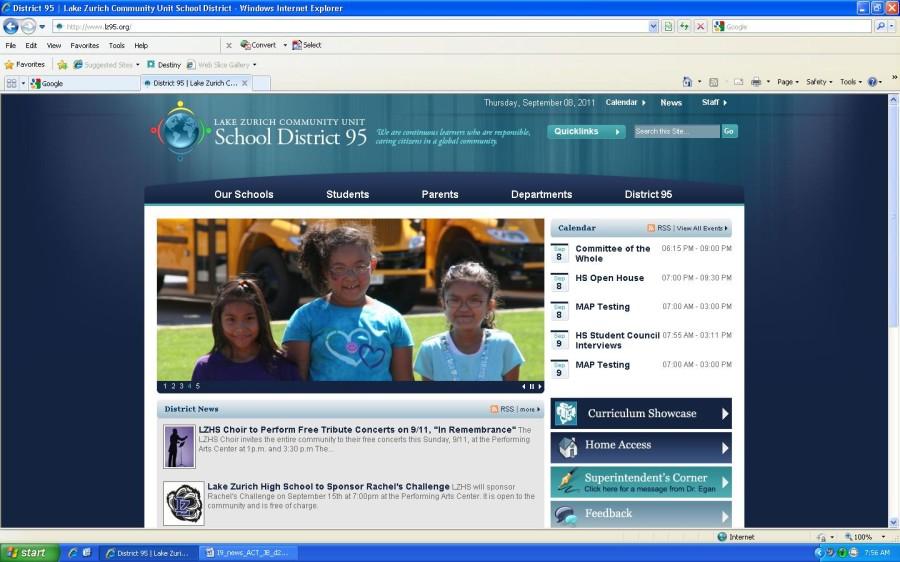 School District 95 switches to new website provider