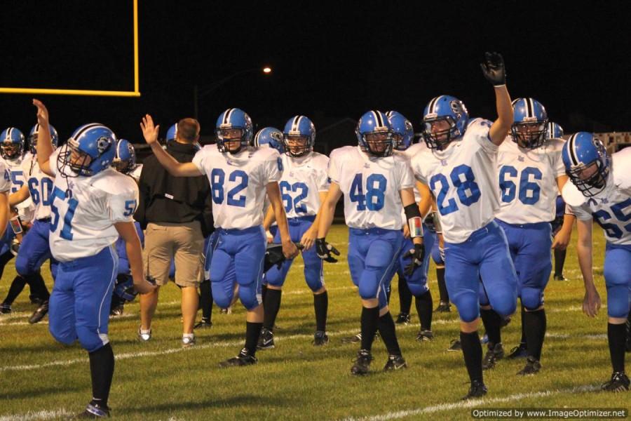 The Bears take the field at the Mundelein game.  They lost against Stevenson Thursday night, 24-17.