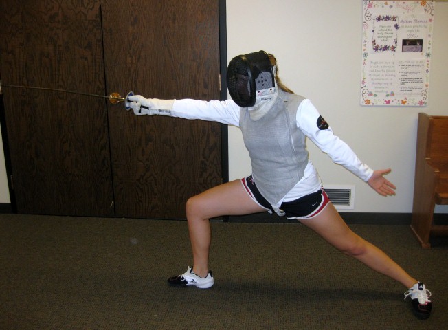 LZHS National Fencing star lunges to success