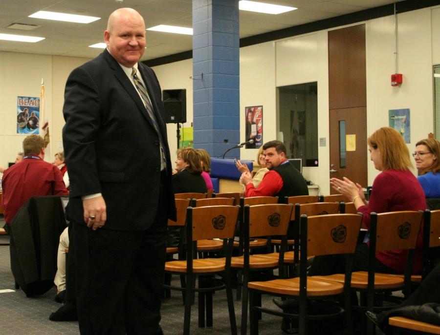 Nightlinger was introduced as the new LZHS principal at the recent School Board meeting.