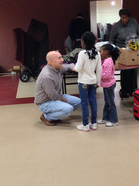 St. Francis de Sales volunteers provide food for the less fortunate