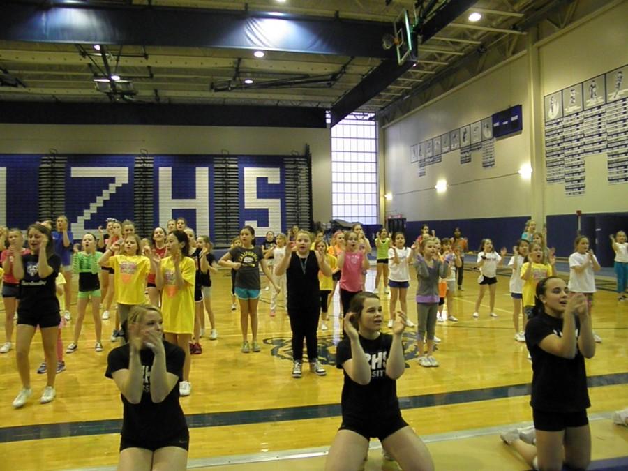 LZ hosts cheer clinic for young cheerleaders
