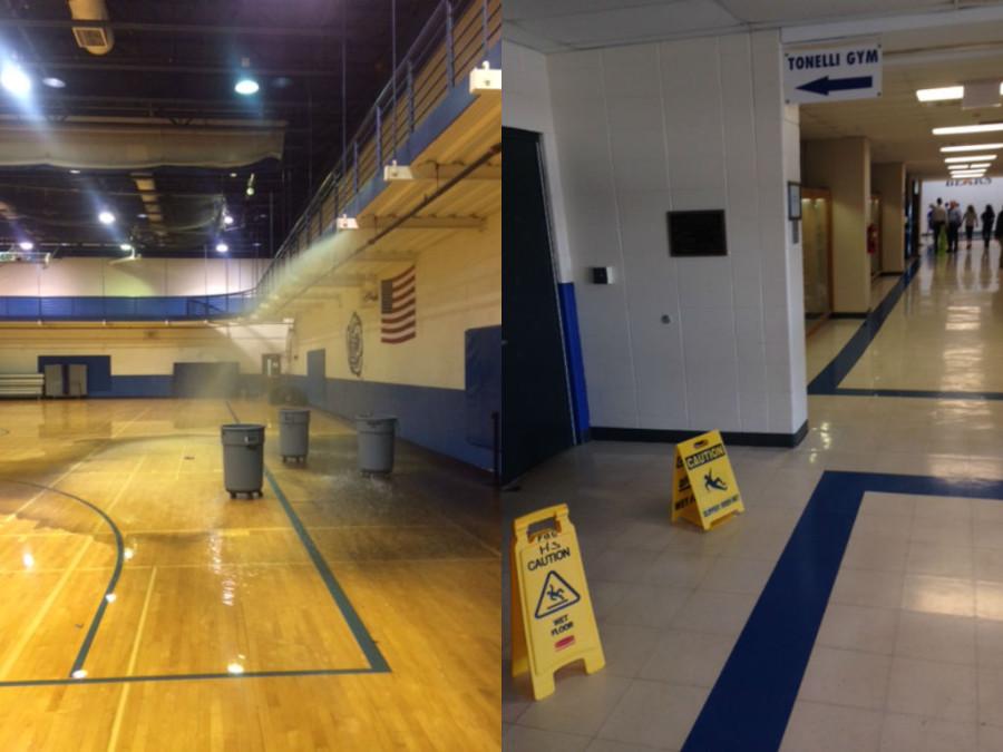 Tonelli gym flooded after pipe bursts 