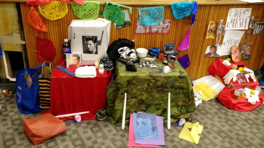 Spanish classes build ofrendas to celebrate Day of the Dead