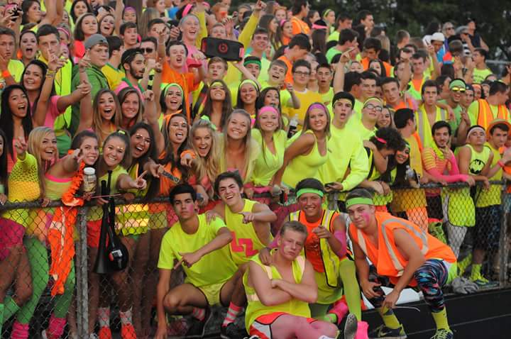 Fridays game against Cary Grove brought out colorful #LZnation fans. (Photo by Nancy McGee)