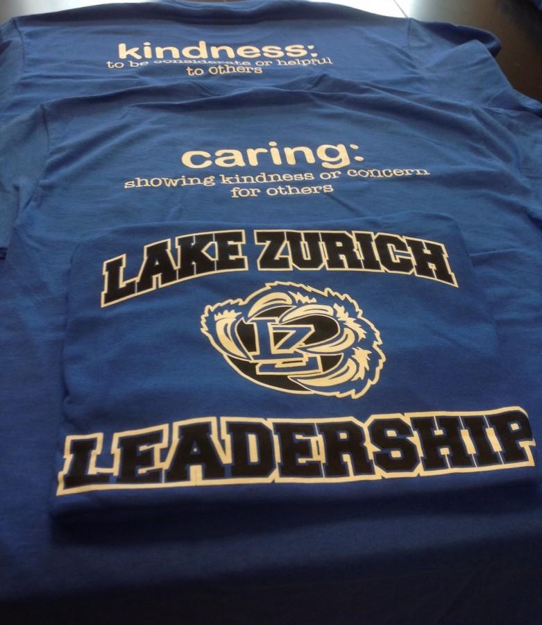 Students roam the halls with a new T-shirt representing leadership