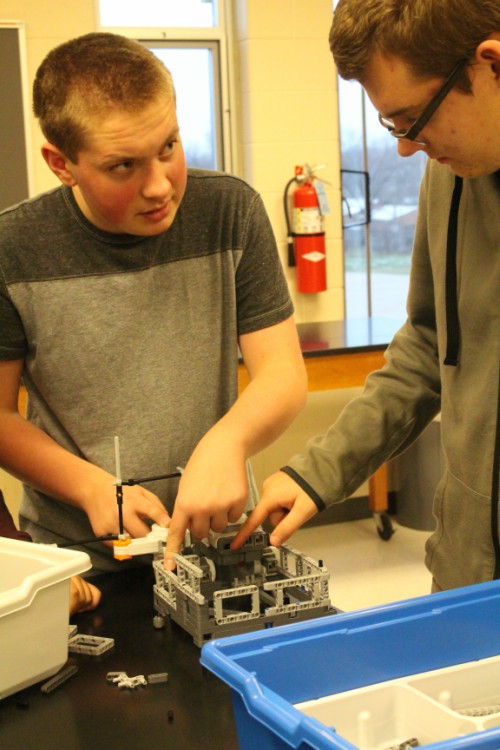 Lego team competes to the last brick