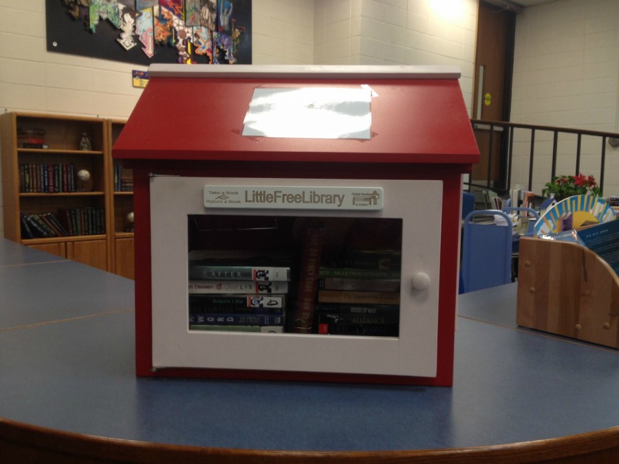Take a book, leave a book at Little Free Library