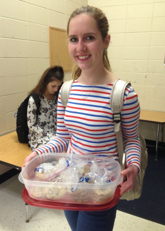 Greta Lilly, sophomore, baked cookies for her teachers during Teacher Appreciation Week. “Teachers help mold our future and without them we wouldn’t know what to do with our lives, said Lilly. They deserve to be recognized.” 