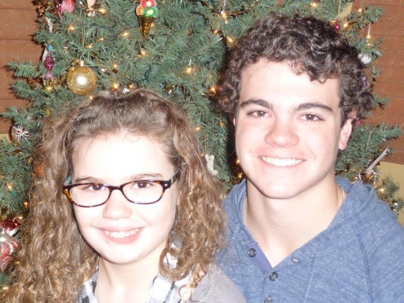 Ryan Andrasco, senior, and his sister Kiley, posing for a picture. Kiley has a rare disease called Alternating Hemiplegia of Childhood (AHC). 