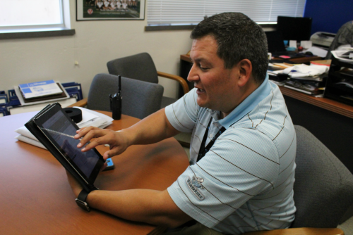 Rolly Vazquez, athletic director, explains the IHSA Legislative Committees web presence. The committee is in charge of regulating IHSA sports.