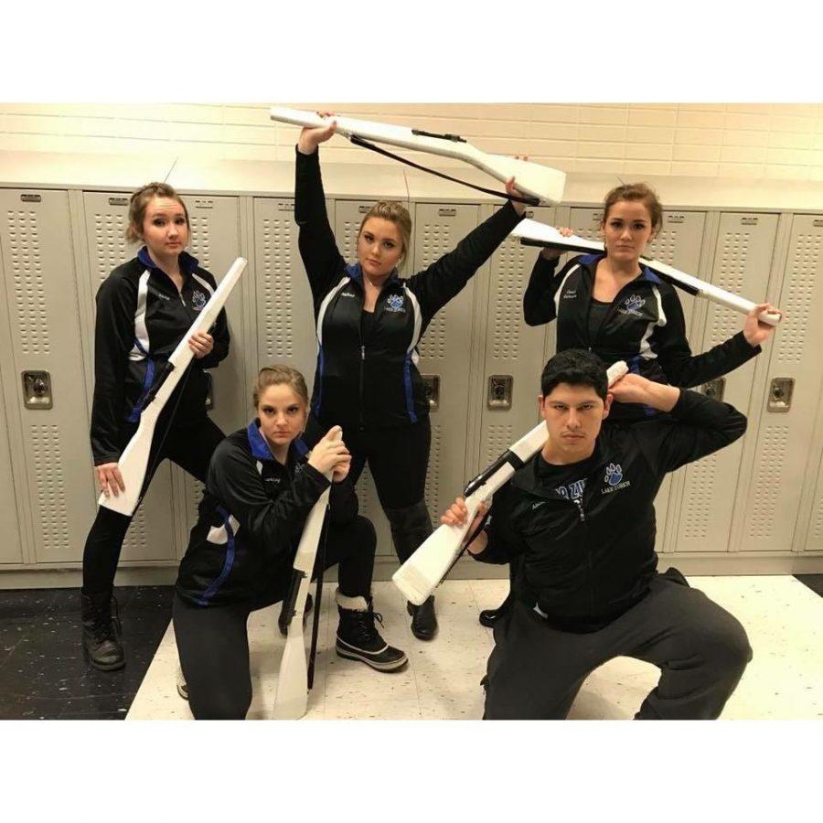 Winterguard+wins+first+competition+of+the+season