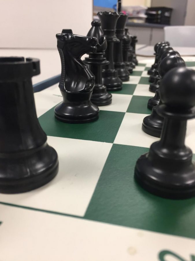 Start of a new game with  new strategies, new competition, new opportunities to win at chess club.