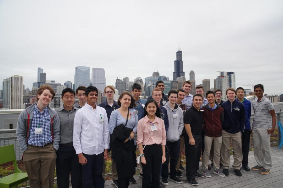 AP Computer Science class took a field trip to the Google offices in Chicago. The class was given a tour of the building, including its rooftop.