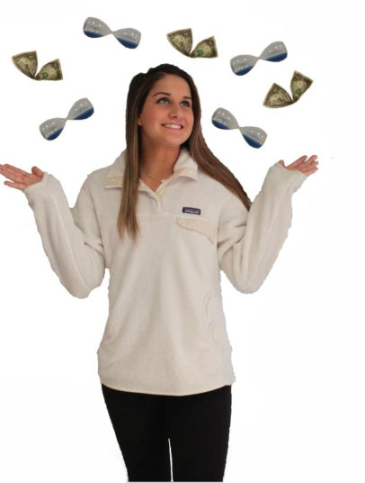 Mandal looks up toward all of the time and money going into her trendy lifestyle. Mandal stated that she feels like she's watching these trends "fly-by" over these short amounts of time.