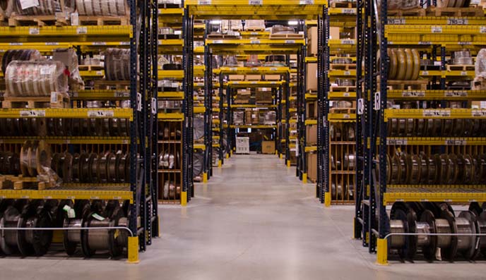 The manufacturing facilities at Smalley Steel Ring make steel rings that could go to Mars. The company is offering an internship for next year's seniors that could result in a job.