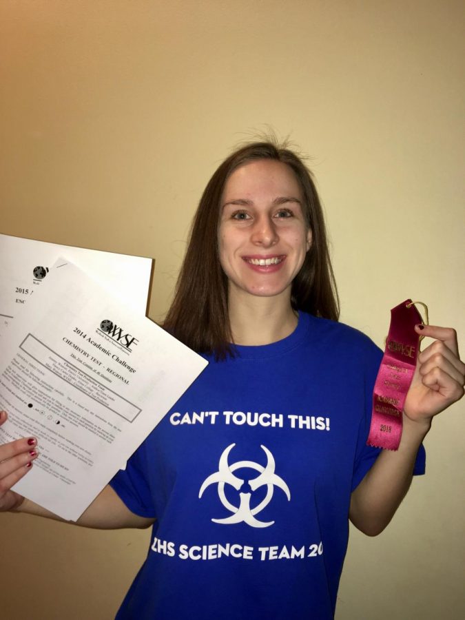 Linnea Petropoulos, junior, attended Regionals at the College of Lake County. Many of the Science Team members qualified for Sectionals which will take place on March 7.