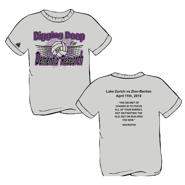 During their fundraiser for dementia research, the boys volleyball team is selling $15-18 t-shirts until Sunday, April 8. T-shirts can be purchased online through the Bear Booster Club store and picked up during lunch periods on Tuesday, or at the match on Wednesday.