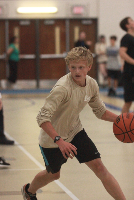Senior Patrick True participating in the 2017 Charity Bash tournament to help raise money for Elyssa's Mission. Next year, he hopes that the club will continue its legacy and raise even more money for charity.