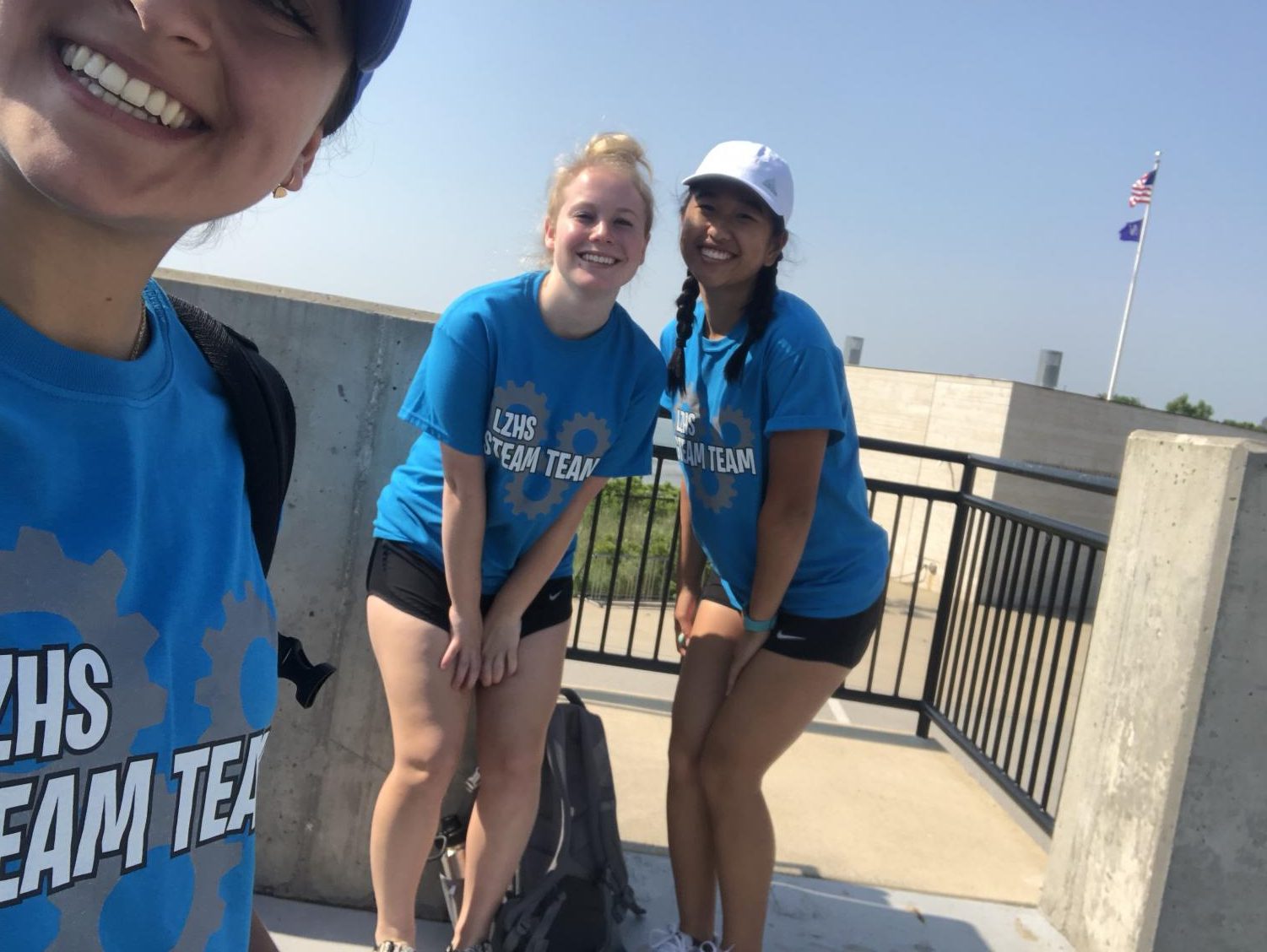 Pictured from left to right, Kraversky, Babb, and Yen have taken part in many STEAM based camps. They hope to use their experiences in introducing the STEAM field to the students of LZ.