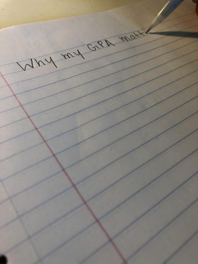 Maintaining your GPA throughout high school is important, according to Michael Zaucha, sophomore. GPA is an important factor for certain clubs like Tri-M and NHS.