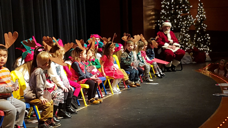 The Little Bears, preschool child development students, perform at last years holiday show. The students will sing and dance in the PAC this year as well.