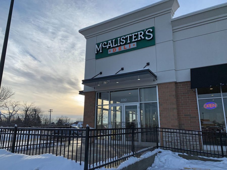 The outside of the new McAlisters restaurant in Lake Zurich. The inside of the restaurant was even more welcoming than the outside.