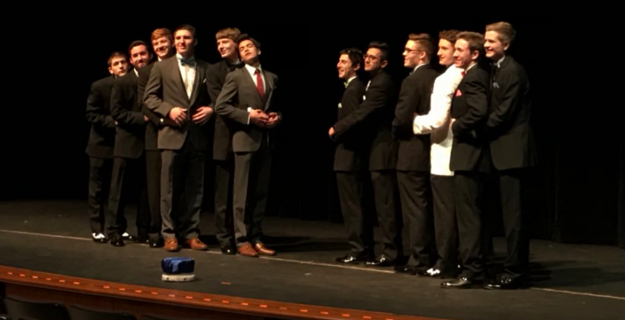 The senior boys of 2018 strike a pose for last year's Mr. LZ opening. The same event will take place this Wednesday, featuring a new cast of competitors for the Mr. LZ crown. 