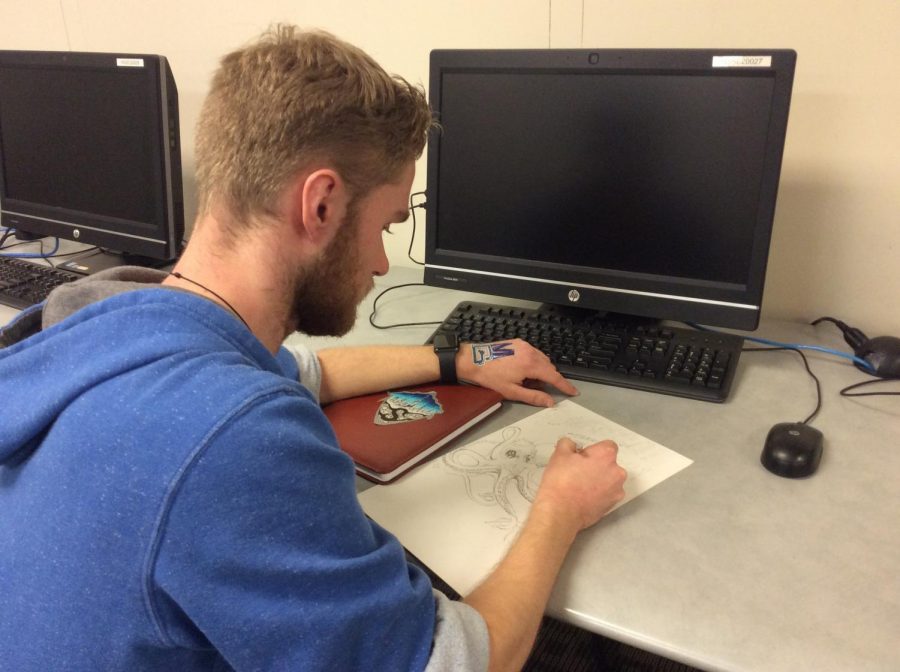 Joe Strojny, senior, believes that, "Everyone has a creative side in them and it just shows itself in many different ways."