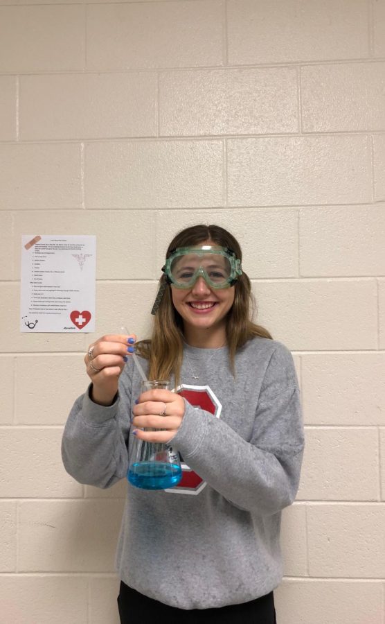 AP Chemistry was one of Callie's favorite subjects in school that influence her to go into the science field. 