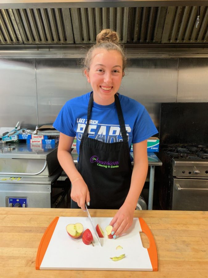 Nathalie Nadda, senior interns for On Occasion catering where she assist with cooking and catering, as well as phone calls and emails. “ I think what Ive enjoyed so far interning is like its a very hands on experience,” Nadda said.