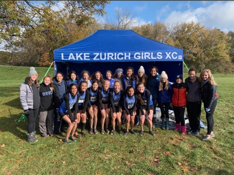 The girls cross country team competed at Sectionals in Hoffman Estates and placed 8th. brooke Johnston advanced out of sectionals and will compete at State this weekend