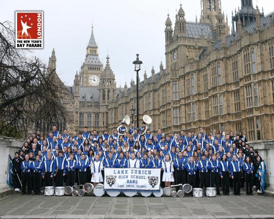 The LZHS band last time they went to London, in 2005. This year, Josh Thompson, band director, says that he is excited to take a new group of band kids to a different continent and see how they will react to the cultural differences.