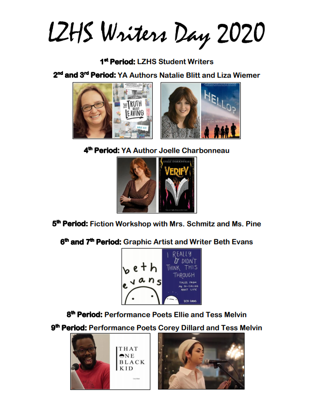 The+final+schedule+for+Writers+Day%2C+showing+all+the+different+writers+that+will+be+presenting+tomorrow.+This+event+will+feature+both+well-known+authors+and+LZ+students.