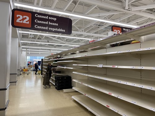 As panic buying becomes an ongoing problem in Lake Zurich, empty shelves have become a common scene in grocery stores. Karlie Schwichtenberg, junior whose family has struggled getting items at stores, says this hoarding is ridiculous and dangerous.