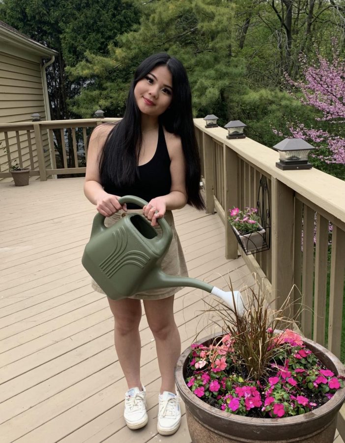 Despite her senior year getting cut short due to the pandemic, Donna Nguyen, senior, has found some light in the situation. She has been finding ways to keep busy and productive during quarantine. 