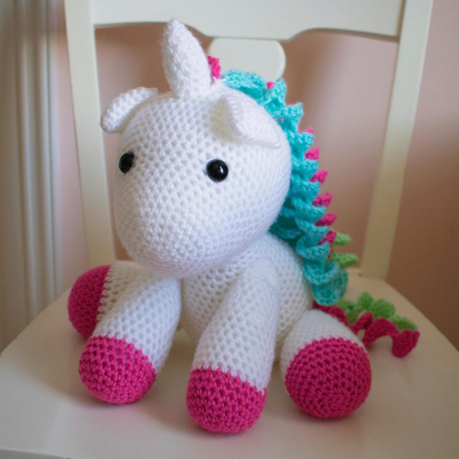 Cassidy Kalamaras, displays a favorite product of hers. I love the unicorn. I make these unicorns and its just so fun because I can customize them a lot. I think its so cute and I love that you can change the colors on it, and its very whimsical, Kalamaras said.