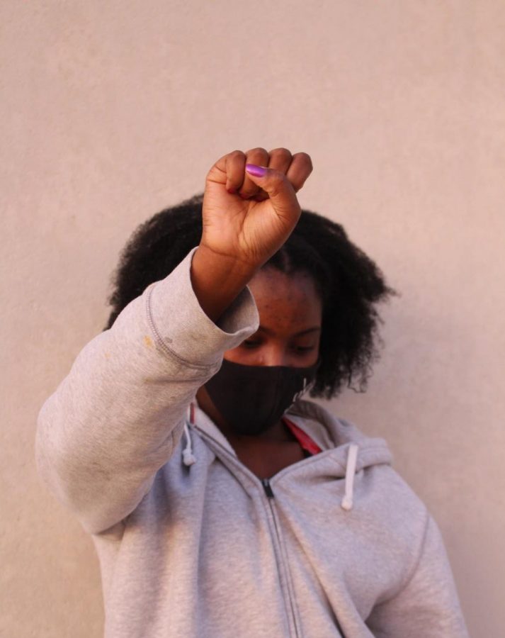 "The mentality in this country is still the same, the laws may change but we have to remember that even my grandmother was alive during segregation [and the] Jim Crow laws," Taylor Marshall, junior, said.