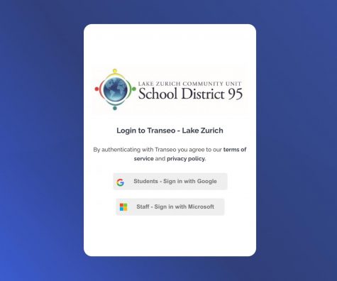 LZ students can use new app Transeo to track their high school experience and sign in using their Google information.