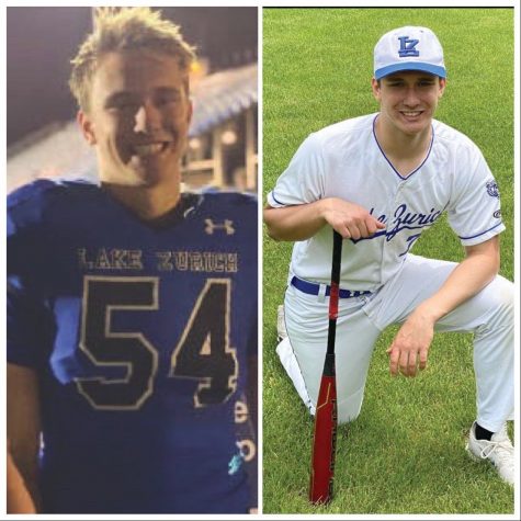 Logan Griglione, junior, was given 1 day of off time between football and baseball seasons this Spring. This is  a massive change from the typical 3-4 months of off-time in a normal year between the two sports due to IHSA schedules for the 2020/21 school year