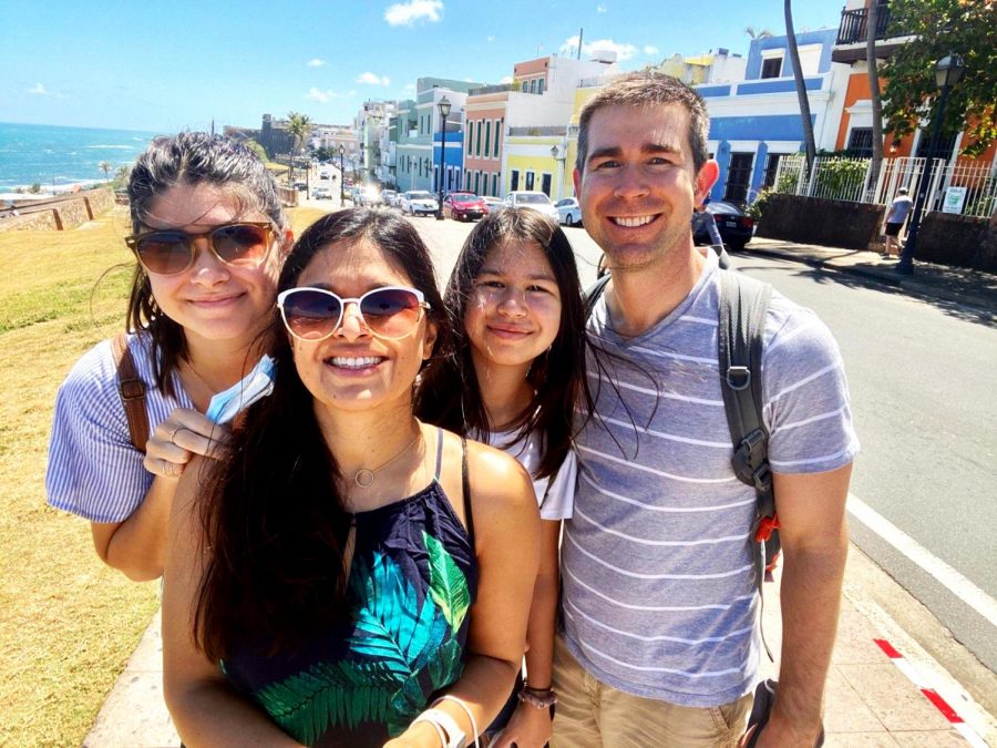 “We were in Puerto Rico over spring break and we got negative COVID tests to be able to go,” Asha Spetter, sophomore pictured on the far left, said. “We saw a lot of histroy and went to some really nice restaurants; the buildings all had a unique color as well.” 