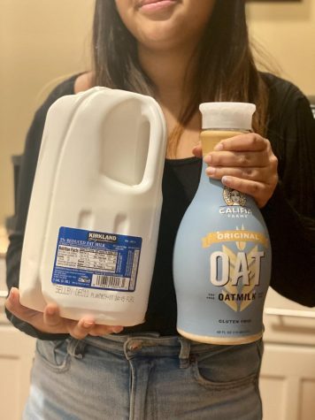 At Jazzmans, it costs $0.50 more to get a non-dairy milk substitute with a drink, making it difficult for those with dairy allergies to be included. Traditional dairy milk has some substitutes for those who are allergic, such as oat, almond, and soy milk.