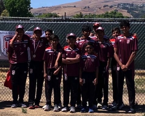 Shani will be playing for the Langley Senior School with his team in the local league against several other cricket teams for six weeks. Shani is pictured here on the far left.