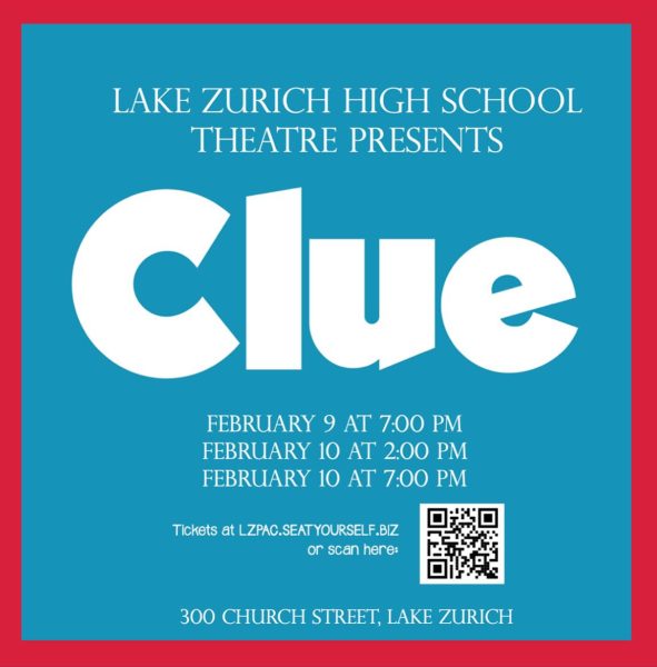LZHS is proud to present Clue as the spring play. The show is going to be performed on February 9th at 7p.m. and  February 10th at 2p.m. and 7p.m.