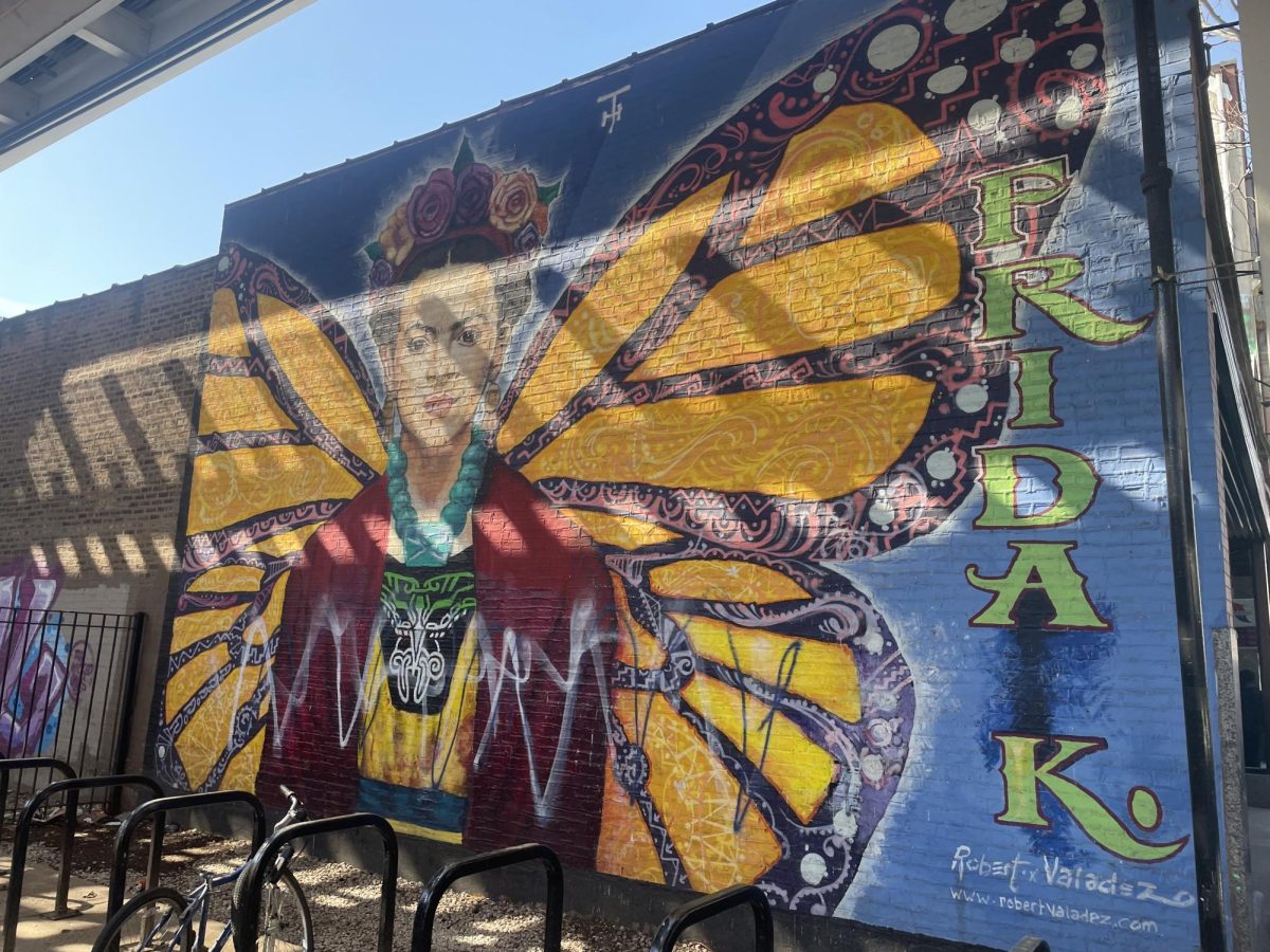 The walls of the nearby neighborhood depict a variety of different subjects. According to Katter, art is often meant to be experienced in a certain environment, which applies to the murals as students saw them up close on their walk to lunch.