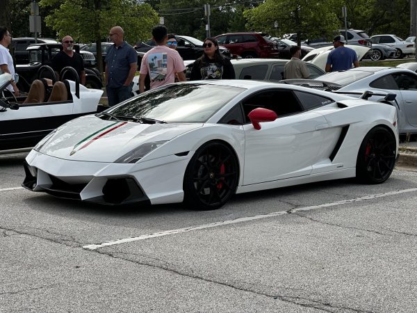 A Lamborghini Gallardo LP560-4. The car show will take place on Sunday from 10am-2pm, with 100% of the proceeds going to Lurie Children’s Hospital.